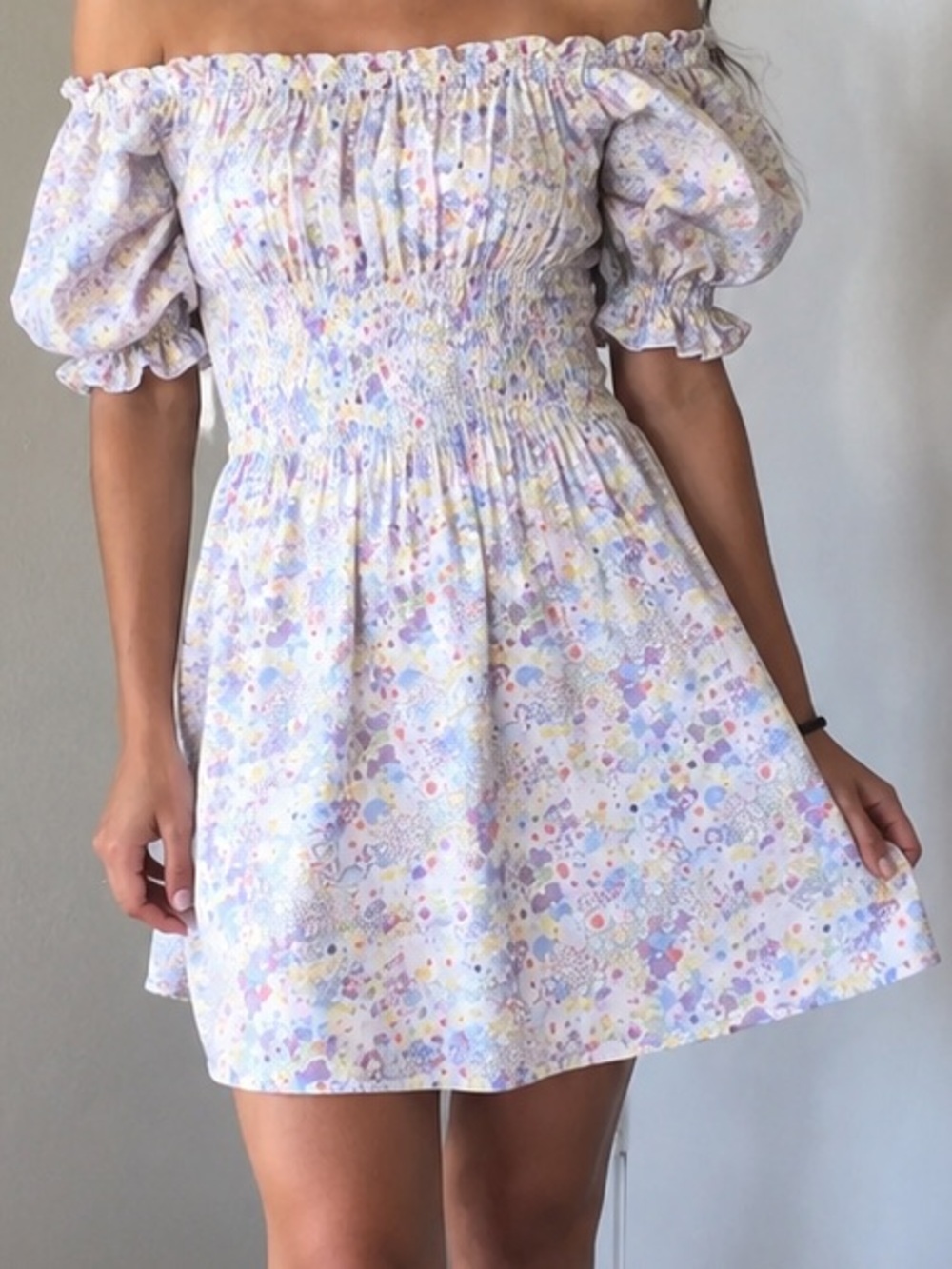 Floral Off-Shoulder Dress